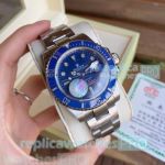 Best Buy Knockoff Rolex Submariner Blue Ceramic Bezel Stainless Steel Men's Watch